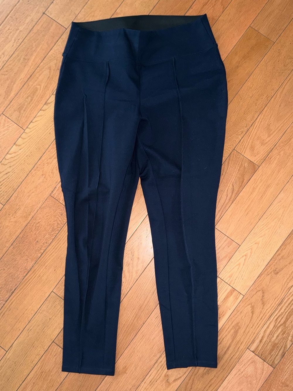 Nine West Navy Ponte Ankle Pants